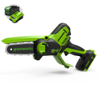 Цепная мини-пила Greenworks 24V G24MCS10 (10 см) аккумуляторная в Челябинске